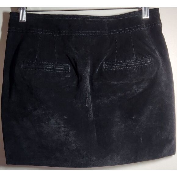 NEW MNG Zippered Suede Mini Skirt, Size Small - Picture 2 of 12